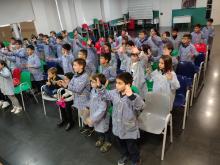 Els nens i nenes de Cicle Mitjà veiem una obra de teatre en anglès
